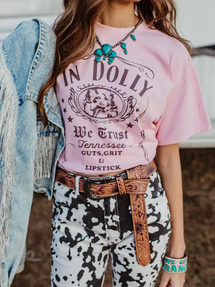 Guts, Grit & Lipstick Cowgirl Western Graphic Tee