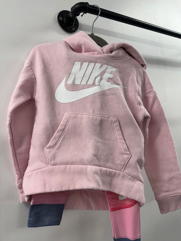 Pink Nike Hoodie Pants Set  4T   (004)