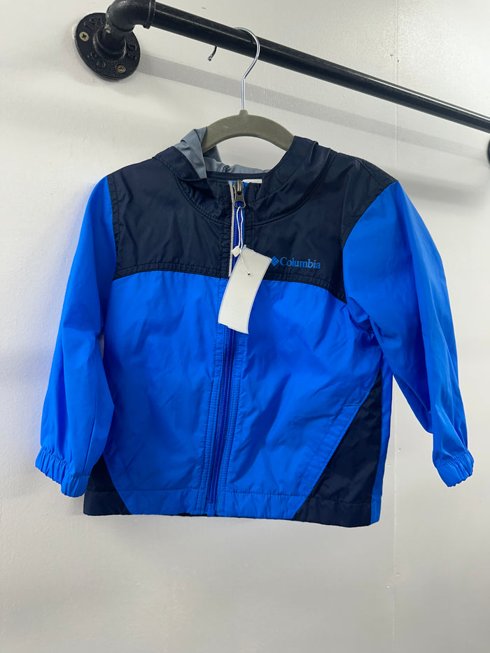 Blue Columbia Rain Jacket  2T   (021)