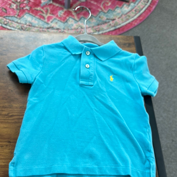Ralph Lauren Blue Collared Shirt   2T     (001)