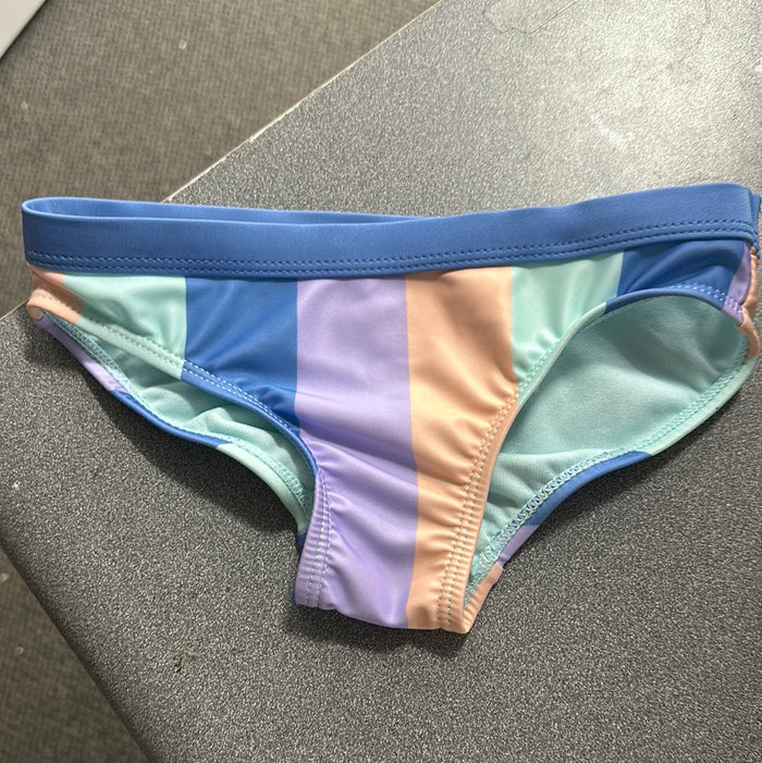 Striped Swimsuit Bottoms     Size 4/5        (013)