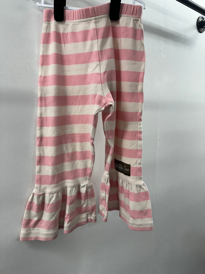 Matilda Jane Pink Stripe Pants   4T   (004)