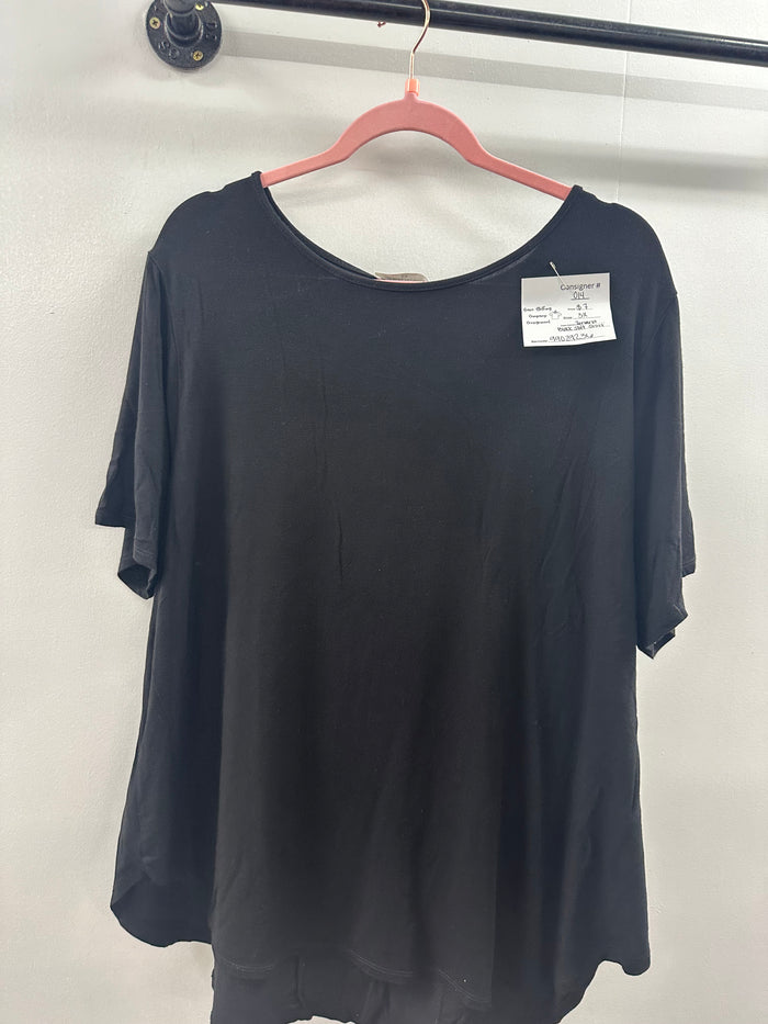 Zenana Black Soft Shirt     3X     (014)