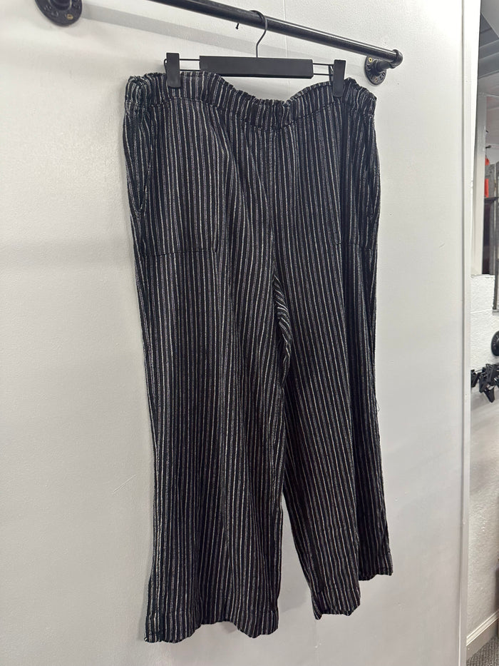 Striped Linen Pants  XL  (001)