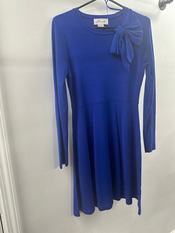 JessicaH. Blue Sweater Dress  Medium  (020)