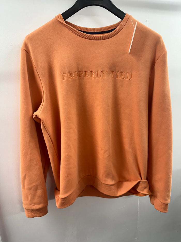 Properly Tied Peach Sweatshirt  Medium - Runs Big (001)