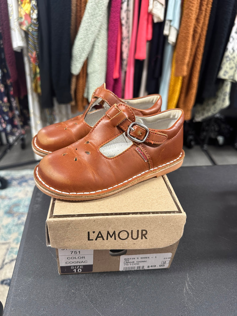 Lamour Brown Dress Shoes Toddler 10. (005)