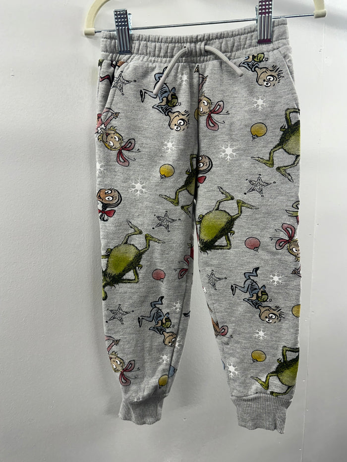 Gray Grinch Sweatpants  3T  (001)