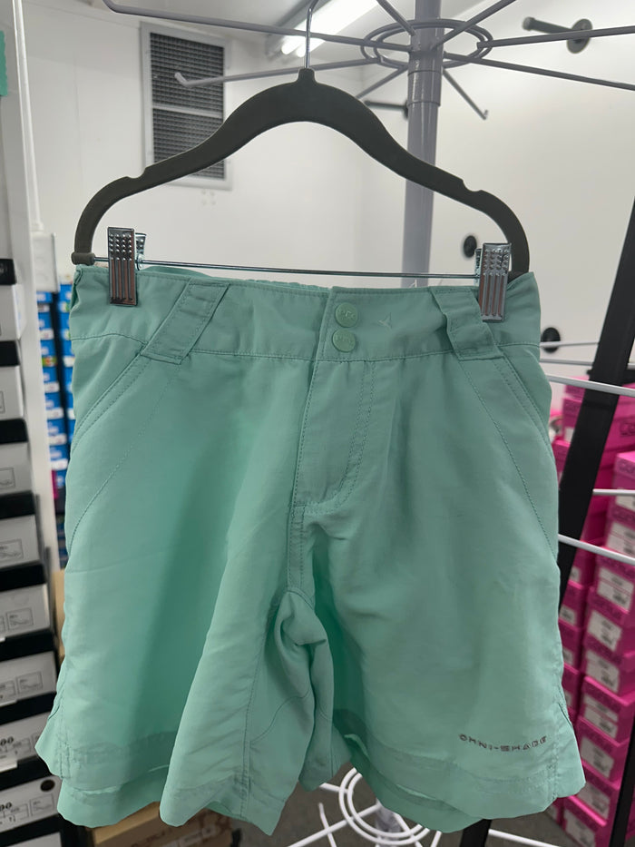 Columbia Turquoise Shorts  -   Small         (012)