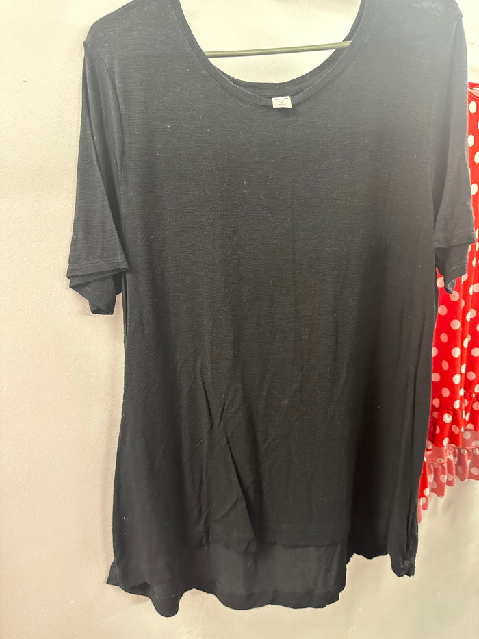 Old Navy Soft Black Tunic Top   XL  (001)