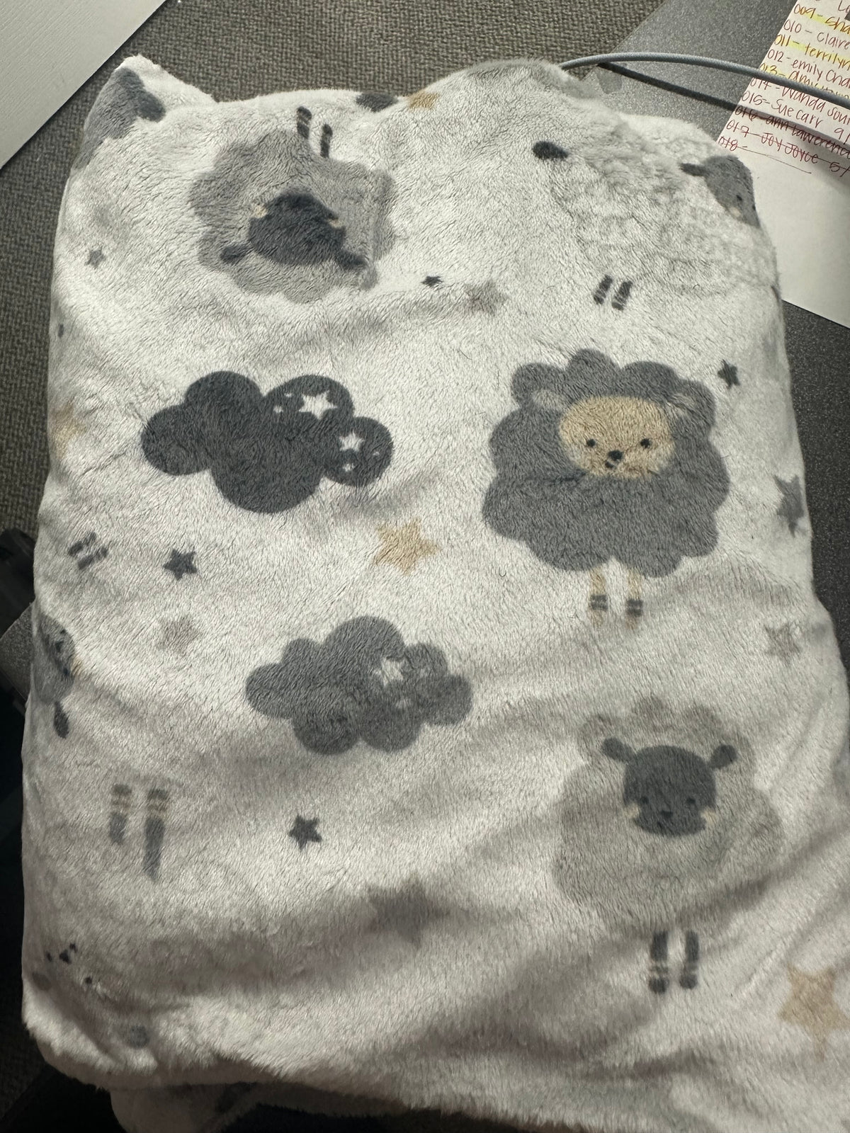 Sheep Soft Baby Blanket   (001)