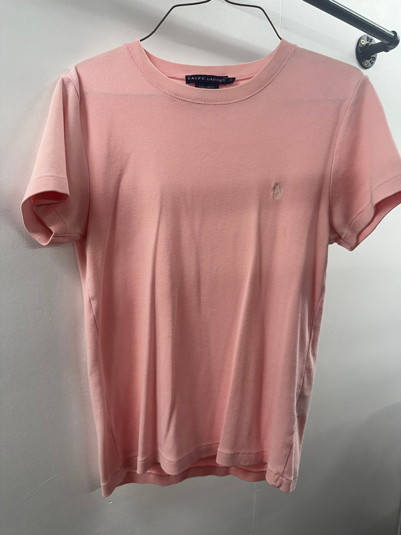 Ralph Lauren Womens Peach Polo  Large  (020)