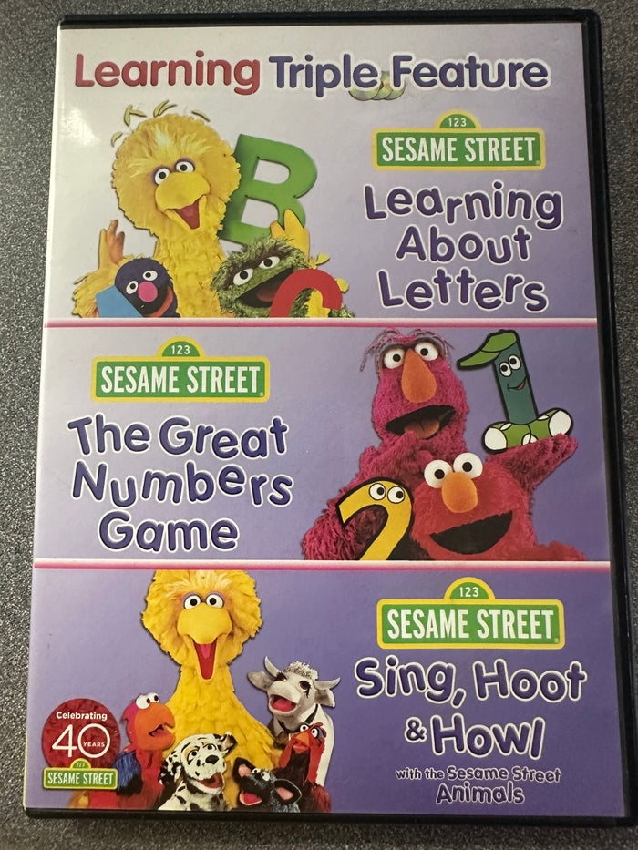 Sesame Street Learning 3 Pack DVD  (001)