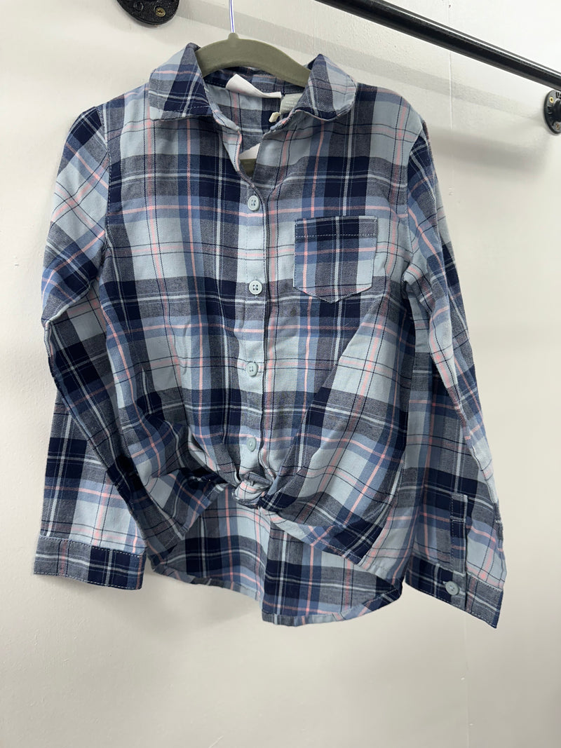 Childrens Place Blue Plaid Shirt  4T  (004)