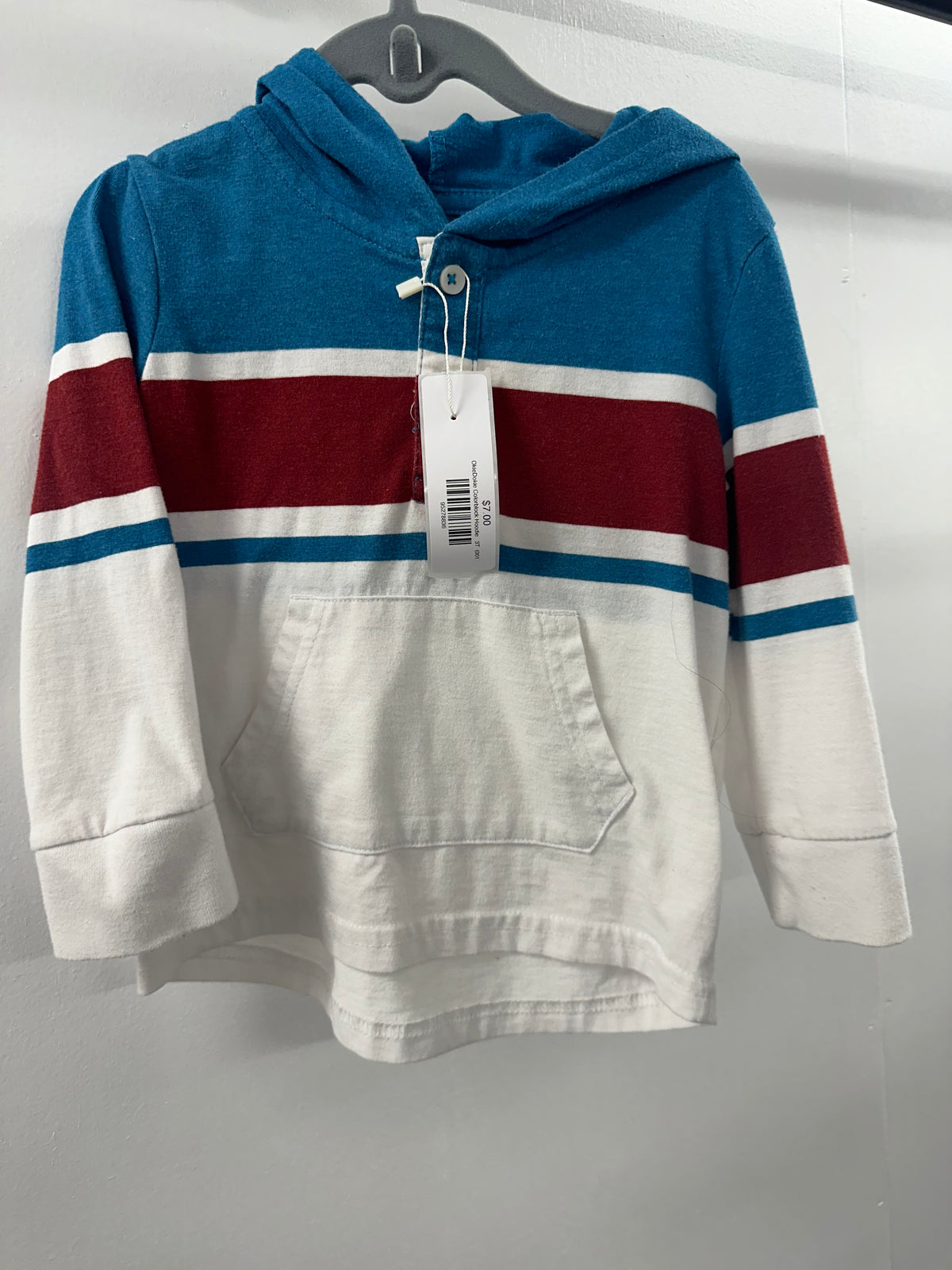 OkieDokie Colorblock Hoodie   3T  (001)