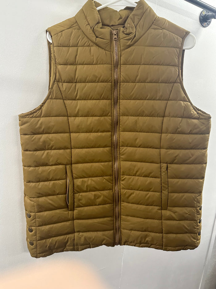 NWOT Boutique Brown Vest     XL     (001)