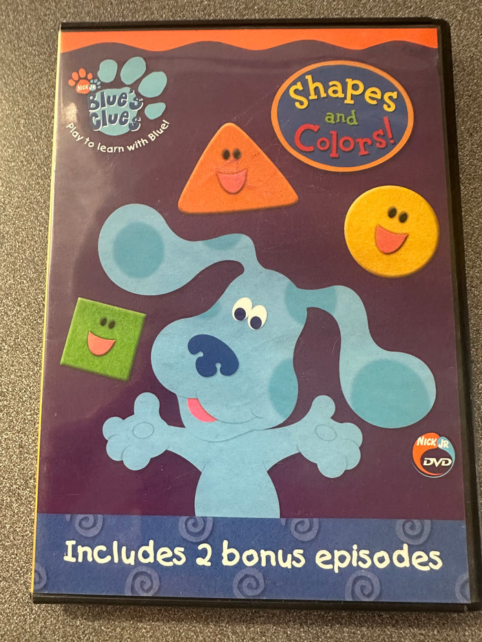 Blues Clues Shapes and Colors DVD  (001)