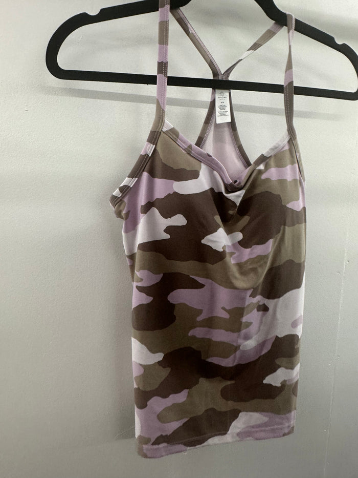 Aerie Camo Tank with Padding Cups     Medium     (018)