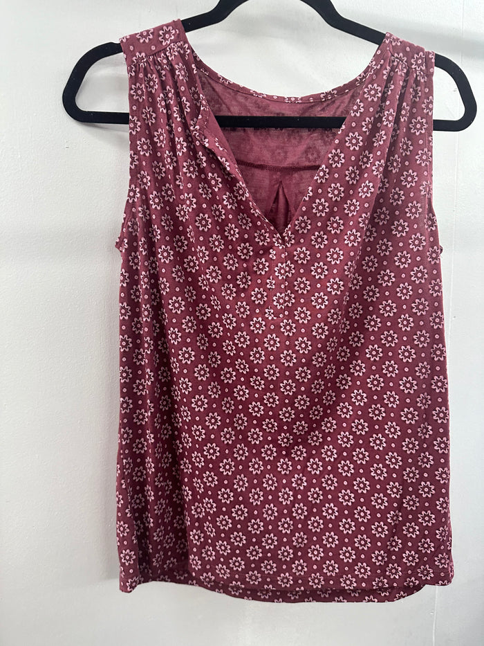 Purple Flower Tank   Small   (018)