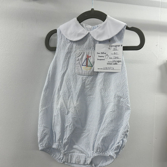 Little English Sailboat Bubble  12 Months    (002)