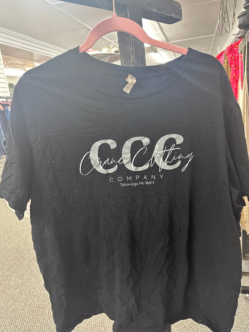 CCC Black T-shirt  2XL. (001)