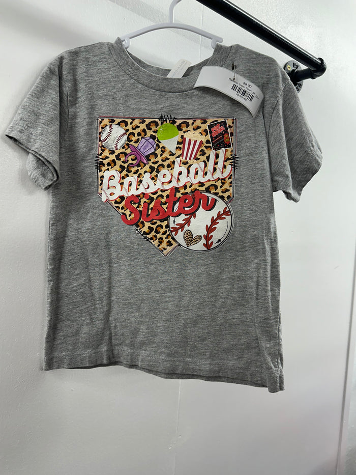 Baseball Sister Tshirt  3T  (001)