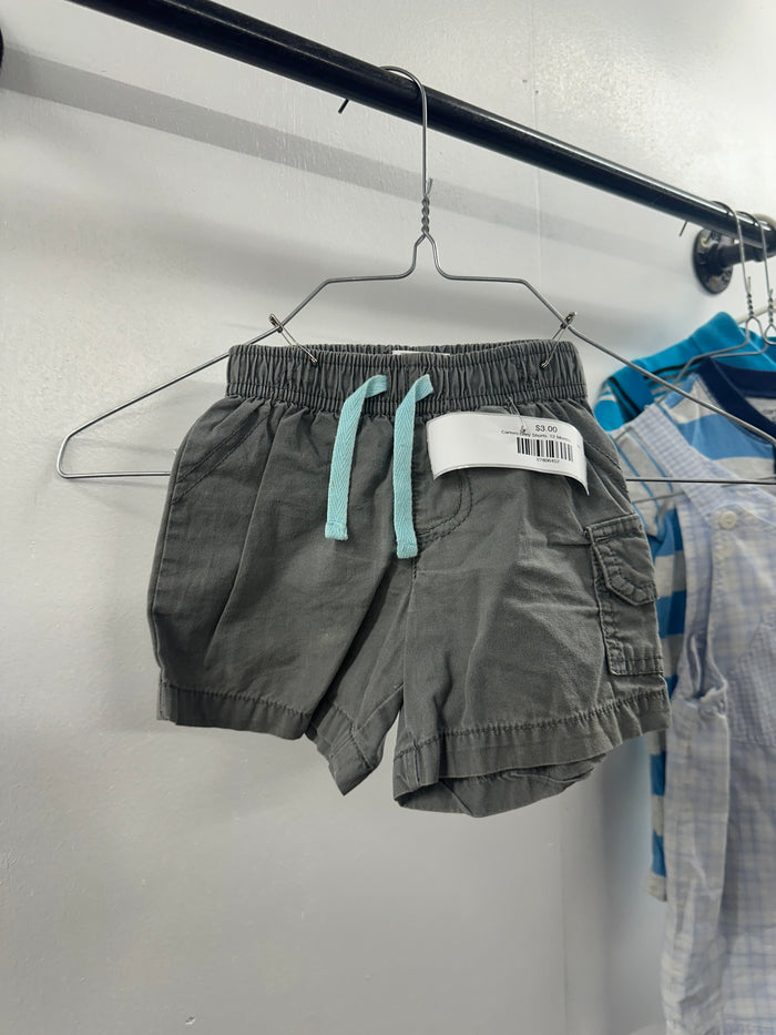 Carters Grey Shorts  12 Months     (001)