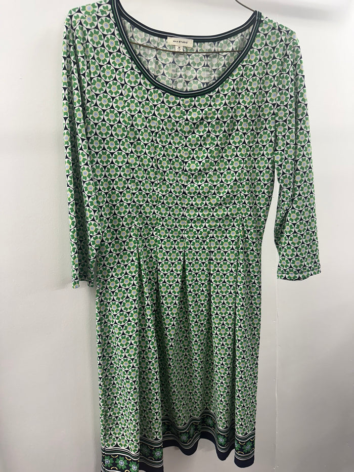 Max Studio Green Dress  Medium (020)