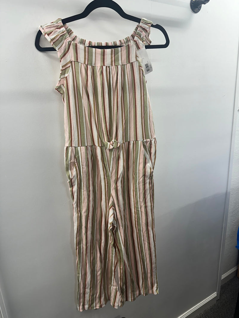 Carters Kids Striped Jumpsuit  Size:14    (018)