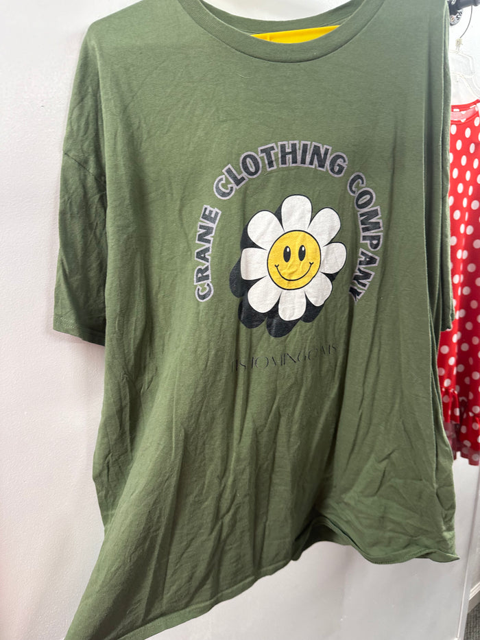 Green Flower CCC Tshirt  2X    (001)