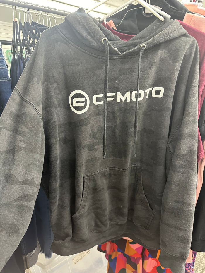 CFmoto Gray Camo Hoodie     XL     (001)