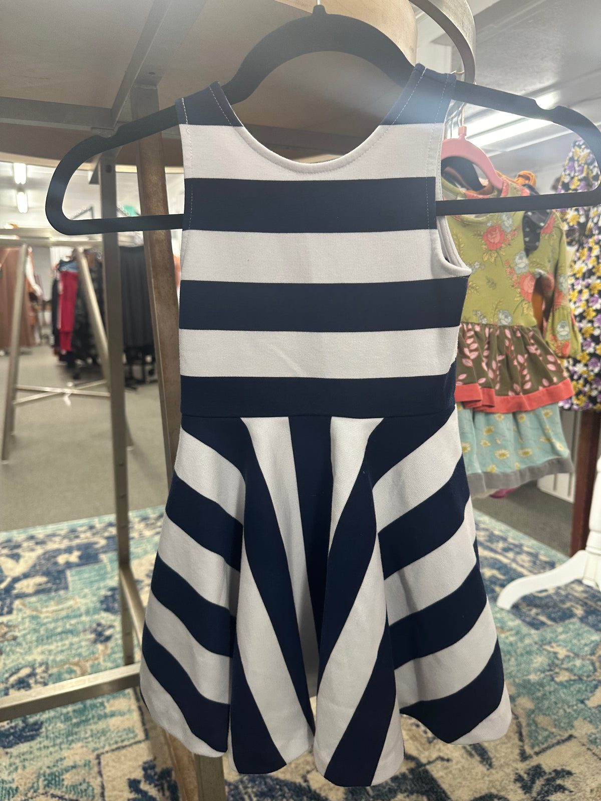 Ralph Lauren Polo Striped Dress 4T (004)