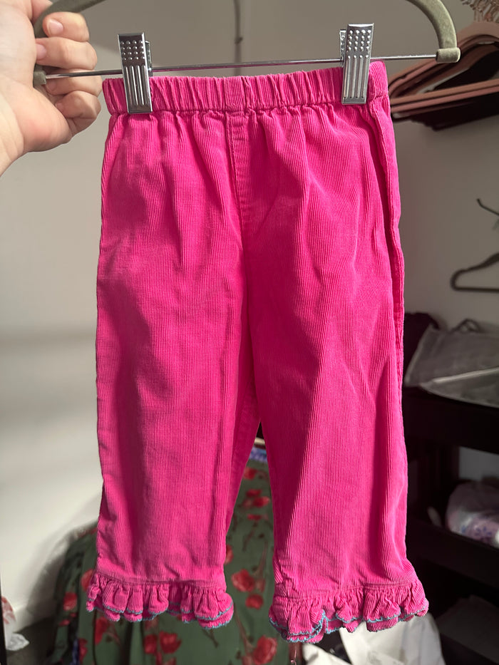 Pink Courdoroy Pants   12Months   (001)