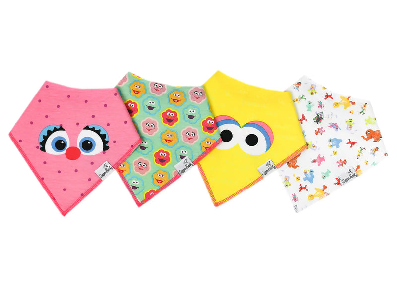 Copper Pearl Abby and Pals Bandana Bib Set (4-Pack)