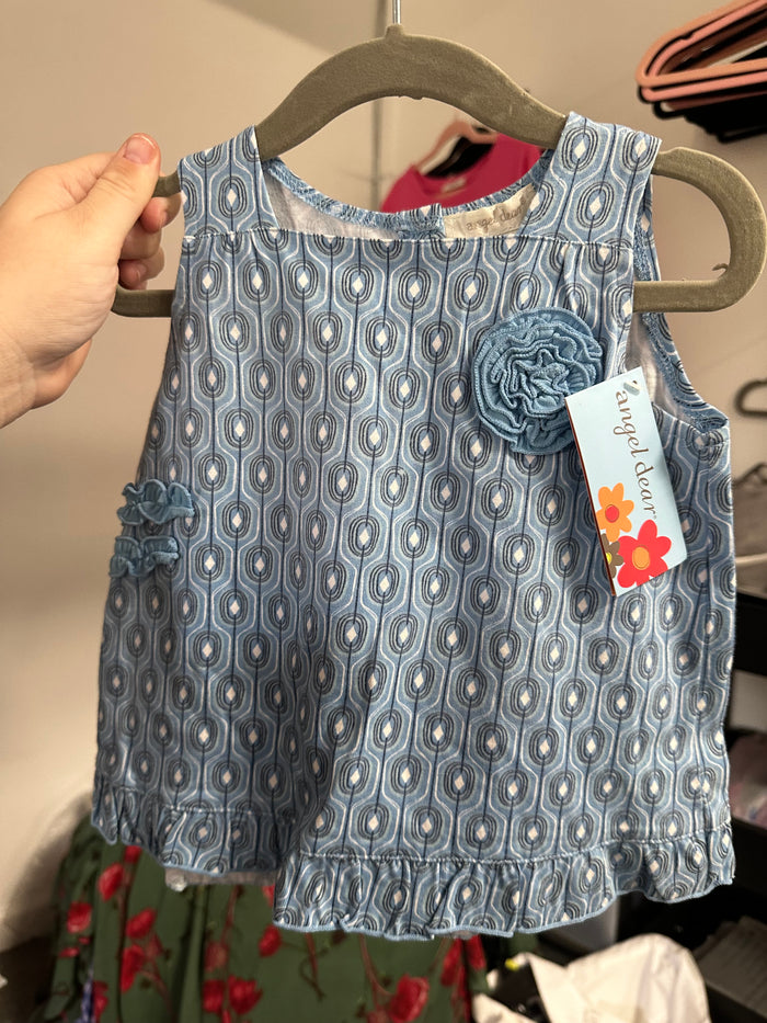 NWT Angel Dear Blue Top    12-18 Mo.   (001)