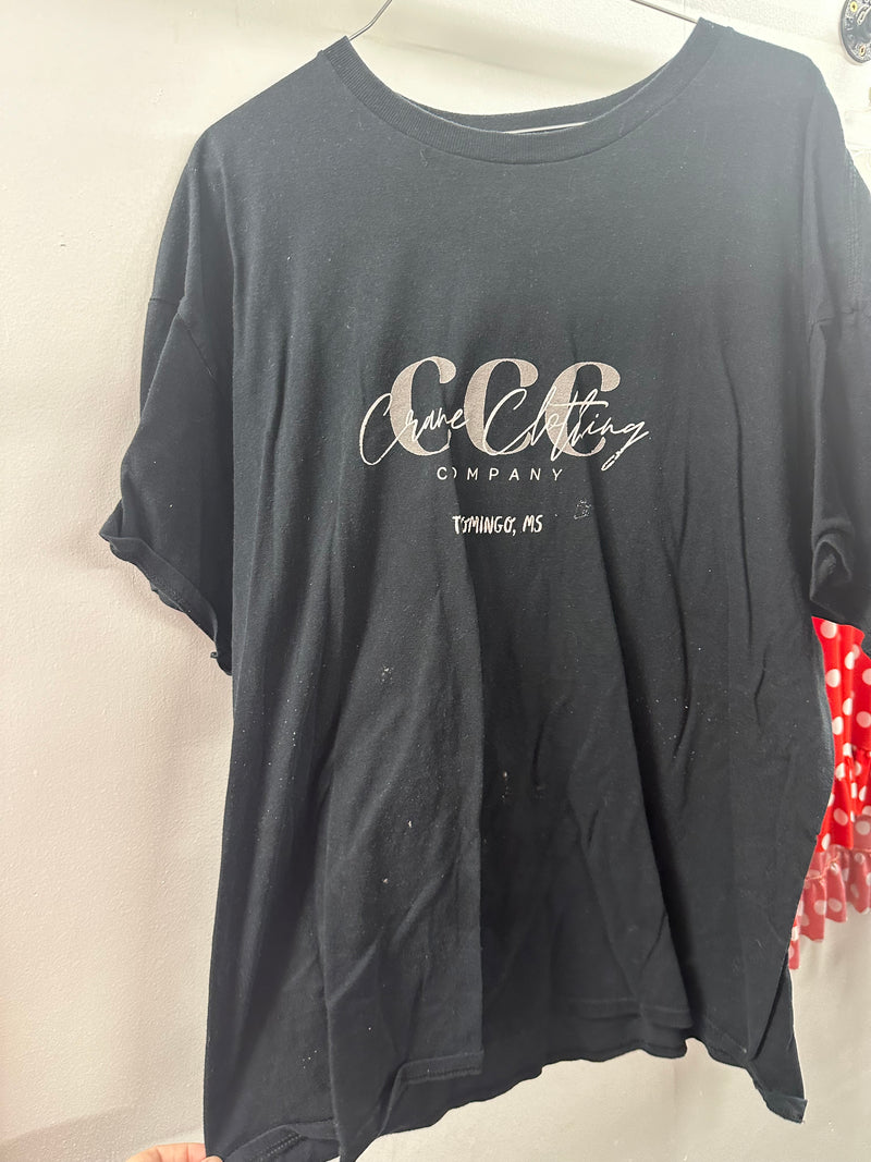 Black CCC Tshirt   2X     (001)