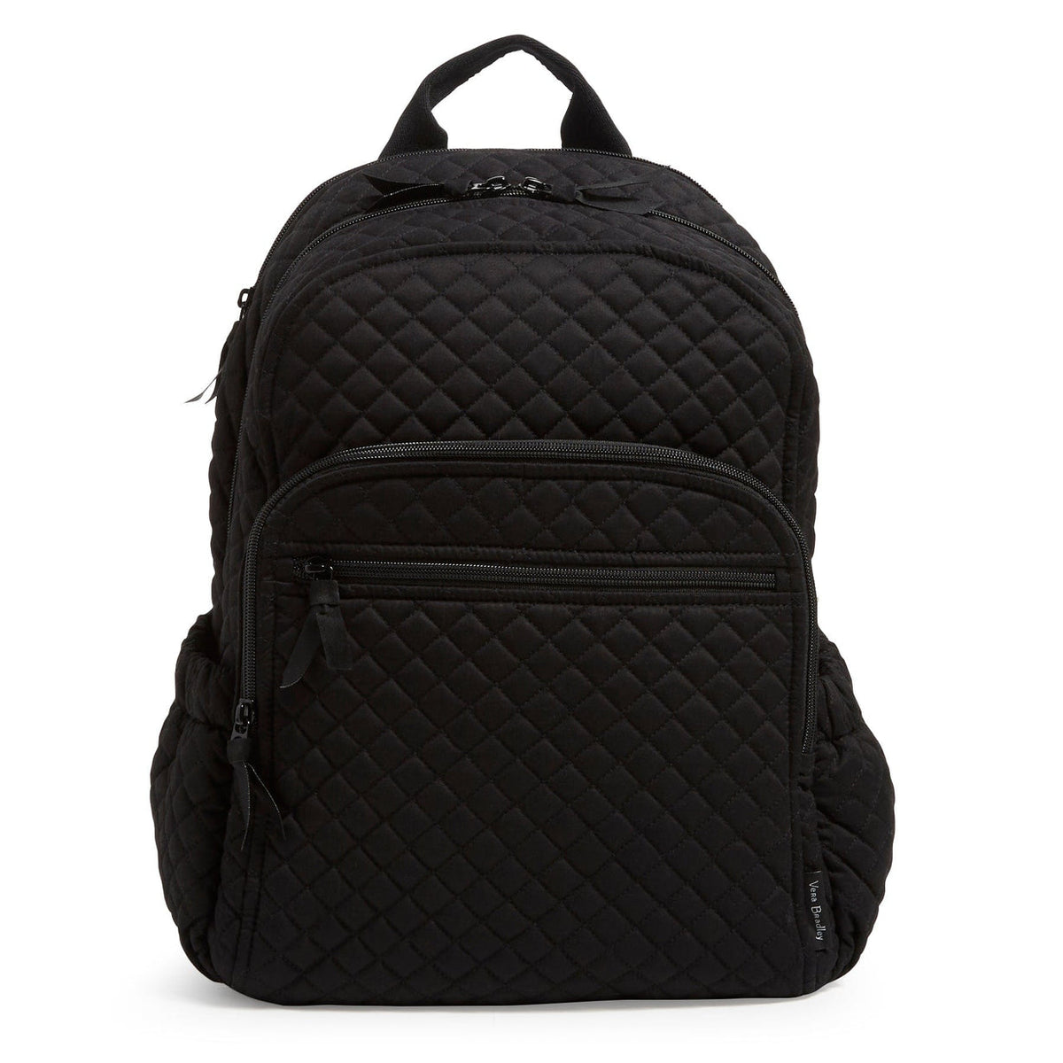 Vera Bradley Black Campus Backpack in Cotton