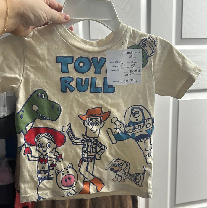 Toys Rule Tshirt        3T        (001)