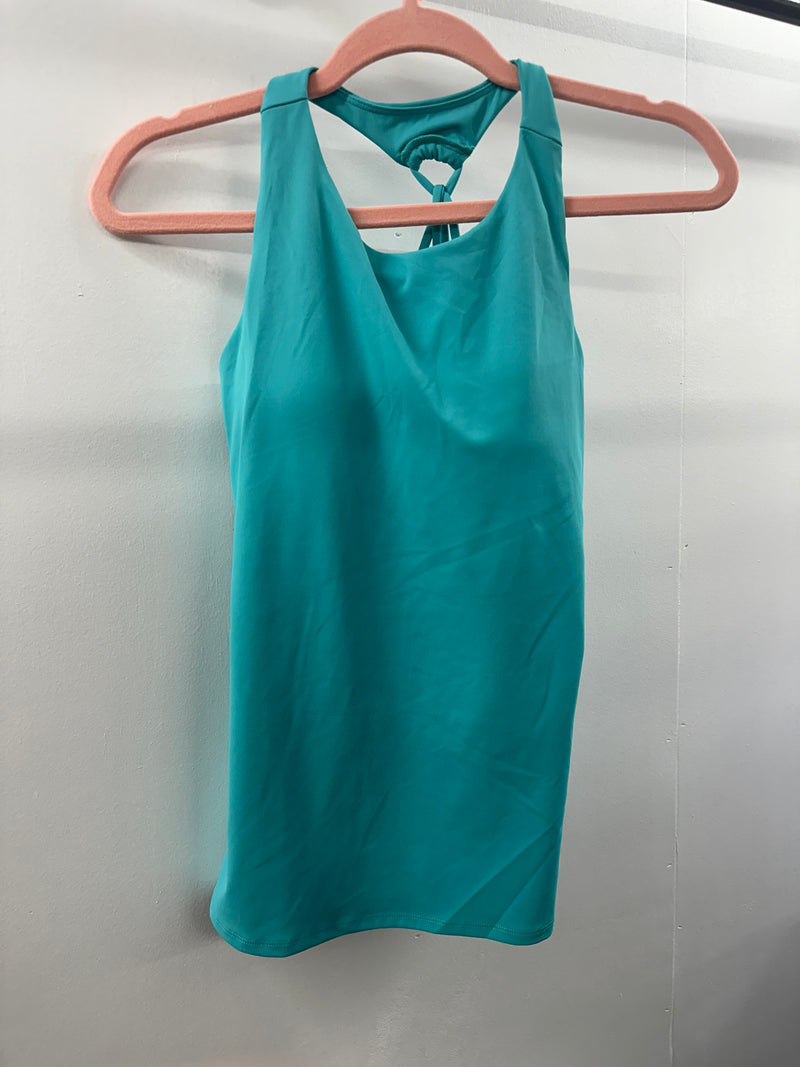 Old Navy Turquoise Tank with Padded Cups    Medium     (018)