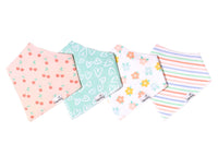 Copper Pearl Cheery Bandana Bib Set (4-Pack)