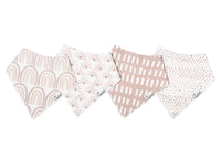 Copper Pearl Bliss Baby Bandana Bib Set (4-pack)