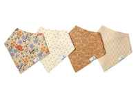 Copper Pearl Eden Bandana Bib Set (4-Pack)