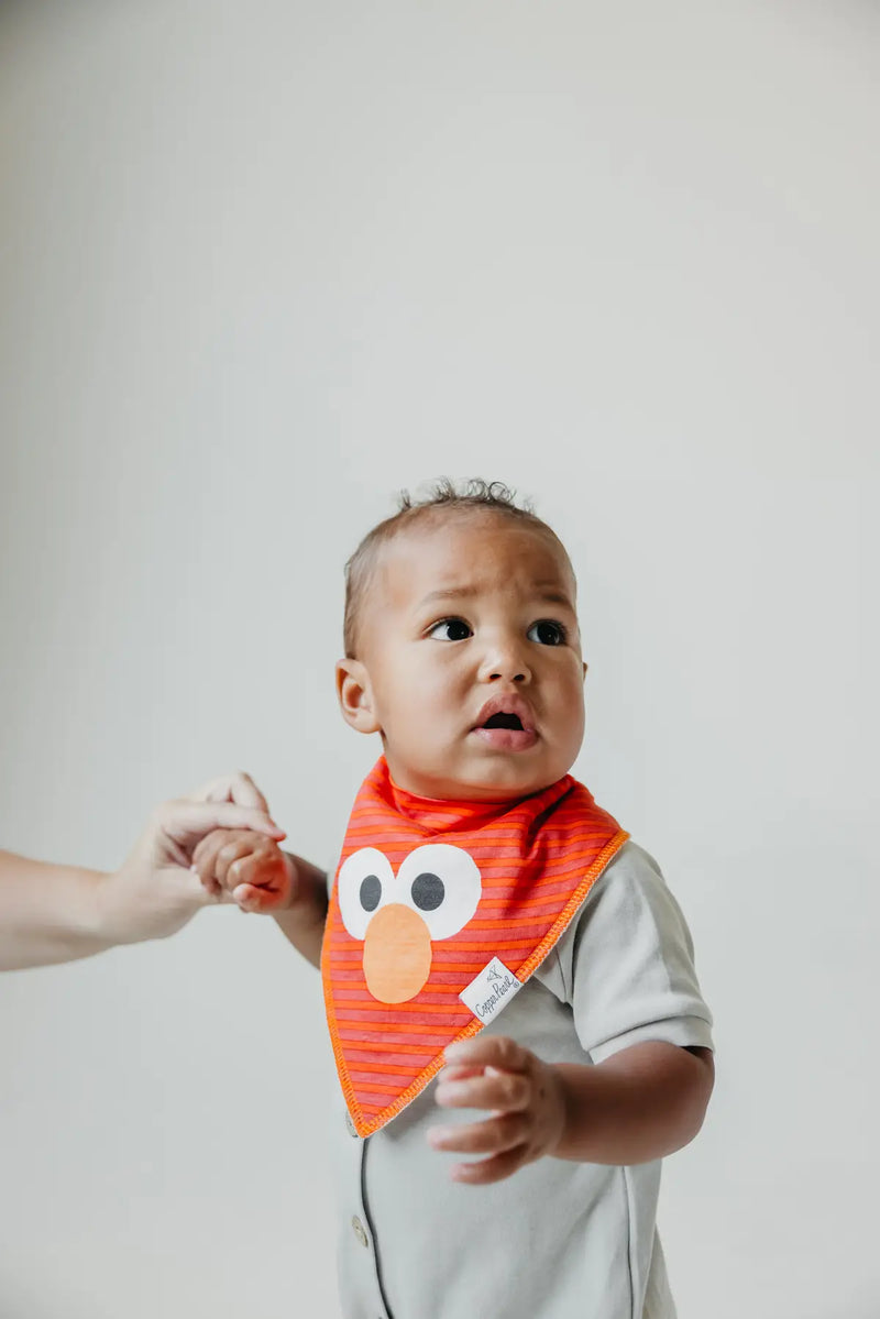 Copper Pearl Elmo Bandana Bib Set (4-Pack)