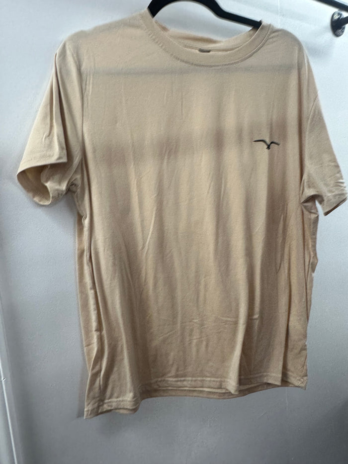 Tan Bird Shirt  Medium  (011)