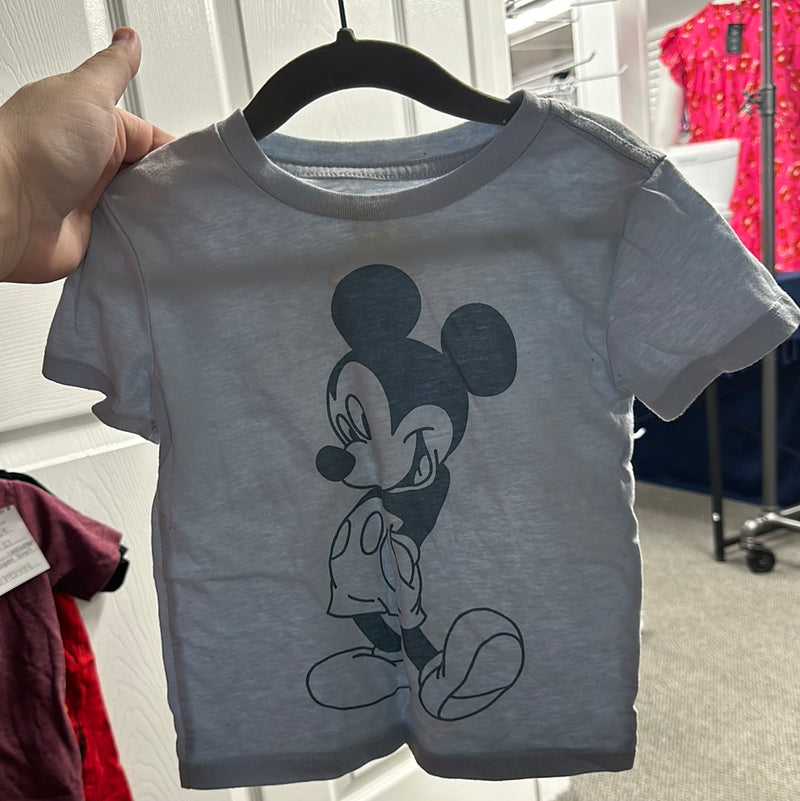 Blue M. Mouse Tshirt       2T       (001)