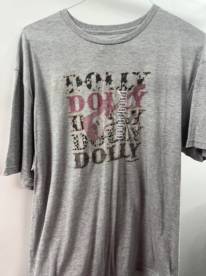 NWT Doll Gray Tshirt 2XL  (001)