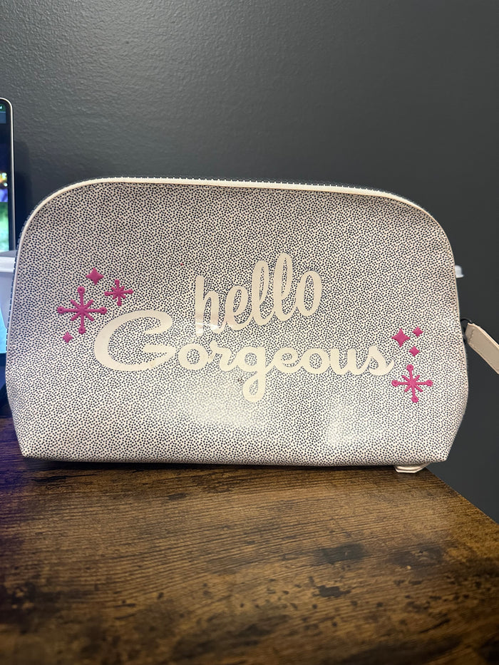 Hello Gorgeous Makeup Bag  (001)