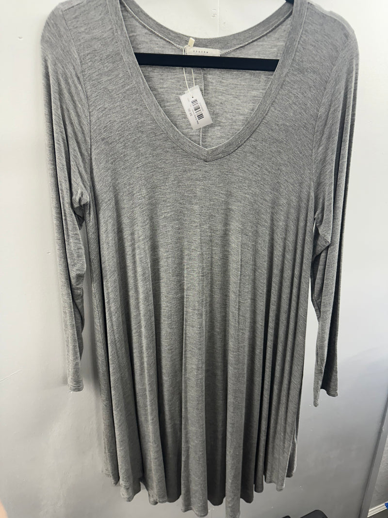 Gray Swing Dress     XL     (001)