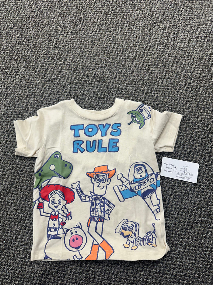 Toys Rule T-shirt     3T.   (001)