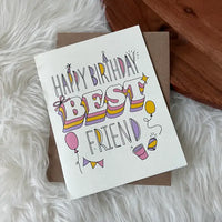 Happy Birthday Best Friend Card